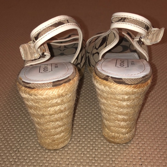 Coach Kara Espadrille Wedges Size 10 🎉HOST PICK 🎉 - Picture 4 of 9